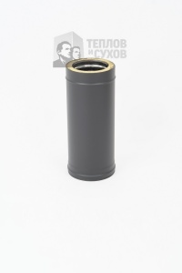 Сэндвич d = 115/200 мм (Н+Н) L =  500 мм ТИС (0,8 ММ) MC Black Сэндвич d = 115/200 мм (Н+Н) L =  500 мм ТИС (0,8 ММ) MC Black