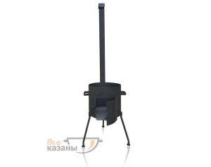 Печь под казан 12 л с ДЫМОХОДОМ и дверцей сталь 3 мм Печь под казан 12 л с ДЫМОХОДОМ и дверцей сталь 3 мм