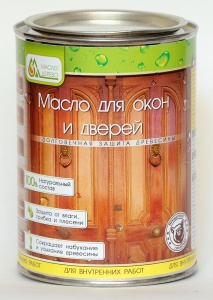 Масло для окон и дверей  0,9 л Масло&Дерево Масло для окон и дверей  0,9 л Масло&Дерево