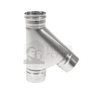 Тройник 45 градусов d = 180 мм ТИС (0,8 ММ) (304 ПРЕМИУМ)