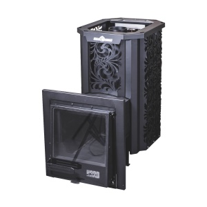 Печь-каменка HARD Хохлома 20L  Панорама удлиненная топка (16 - 22 м.куб) Печь-каменка HARD Хохлома 20L  Панорама удлиненная топка (16 - 22 м.куб)