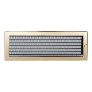 Решетка вентиляционная ЗОЛОТО с жалюзи (170 х 480 мм) FIREWAY Решетка вентиляционная ЗОЛОТО с жалюзи (170 х 480 мм) FIREWAY