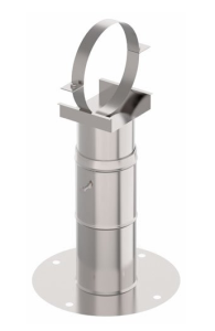 Кронштейн стеновой d = 150 мм ТЕЛЕСКОП 40-75 (0,8ММ)  (GS)  (8)