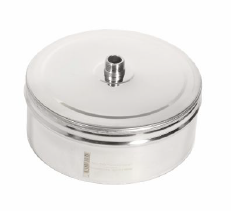 Крышка для сэндвич-тройника d = 250/350 мм с конденсатоотводом ТИС (304 ПРЕМИУМ)