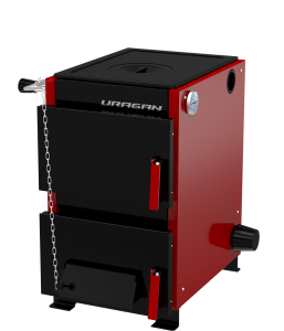Котел отопительный URAGAN 14 кВт с варочной плитой  топливо - дрова/уголь/эл.энергия