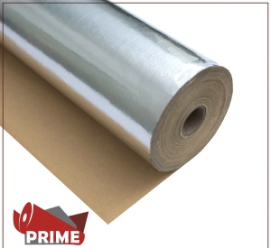 Фольга алюминиевая (1,2 х 15 м) 18 м.кв основа бумажная DW