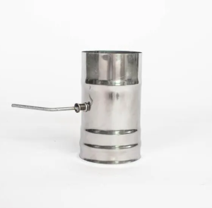 Шибер (заслонка) поворотный d = 180 мм (0,8 ММ)  (GS) Шибер (заслонка) поворотный d = 180 мм (0,8 ММ)  (GS)