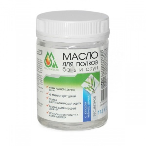 Масло для полков 250 мл ЧАЙНОЕ ДЕРЕВО бесцветное/МИНЕРАЛЬНОЕ Масло&Дерево (17)