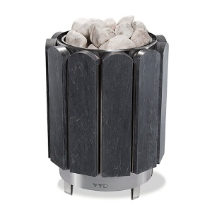 Электрокаменка ПРЕМЬЕРА -  9 кВт СЕРПЕНТИНИТ БАРХАТ (8 - 12 м.куб.) 380В напольная без пульта