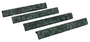 Уголок полированный СЕРПЕНТИНИТ (300 х 50 х 50 мм)