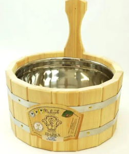 Шайка  3 л с нержавеющей вставкой КЕДР Шайка  3 л с нержавеющей вставкой КЕДР