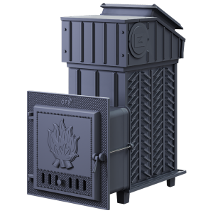 Печь-комплект универсальный GFS-ЗК 18 дверца глухая усиленная каменка (18 м.куб)