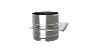 Шибер (задвижка) d = 115 мм (0,8 ММ) НЕРЖАВЕЙКА  (GS)