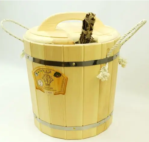 Запарник 20 л с нержавеющей вставкой с крышкой, КЕДР Запарник 20 л с нержавеющей вставкой с крышкой, КЕДР