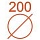 Диаметр дымохода d=200 мм